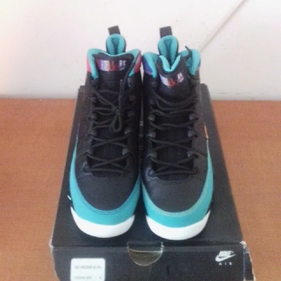 Kids Black and Blue Sneakers - Picture 4 of 7